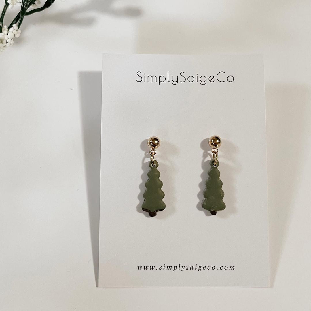 O' Christmas Tree Earrings