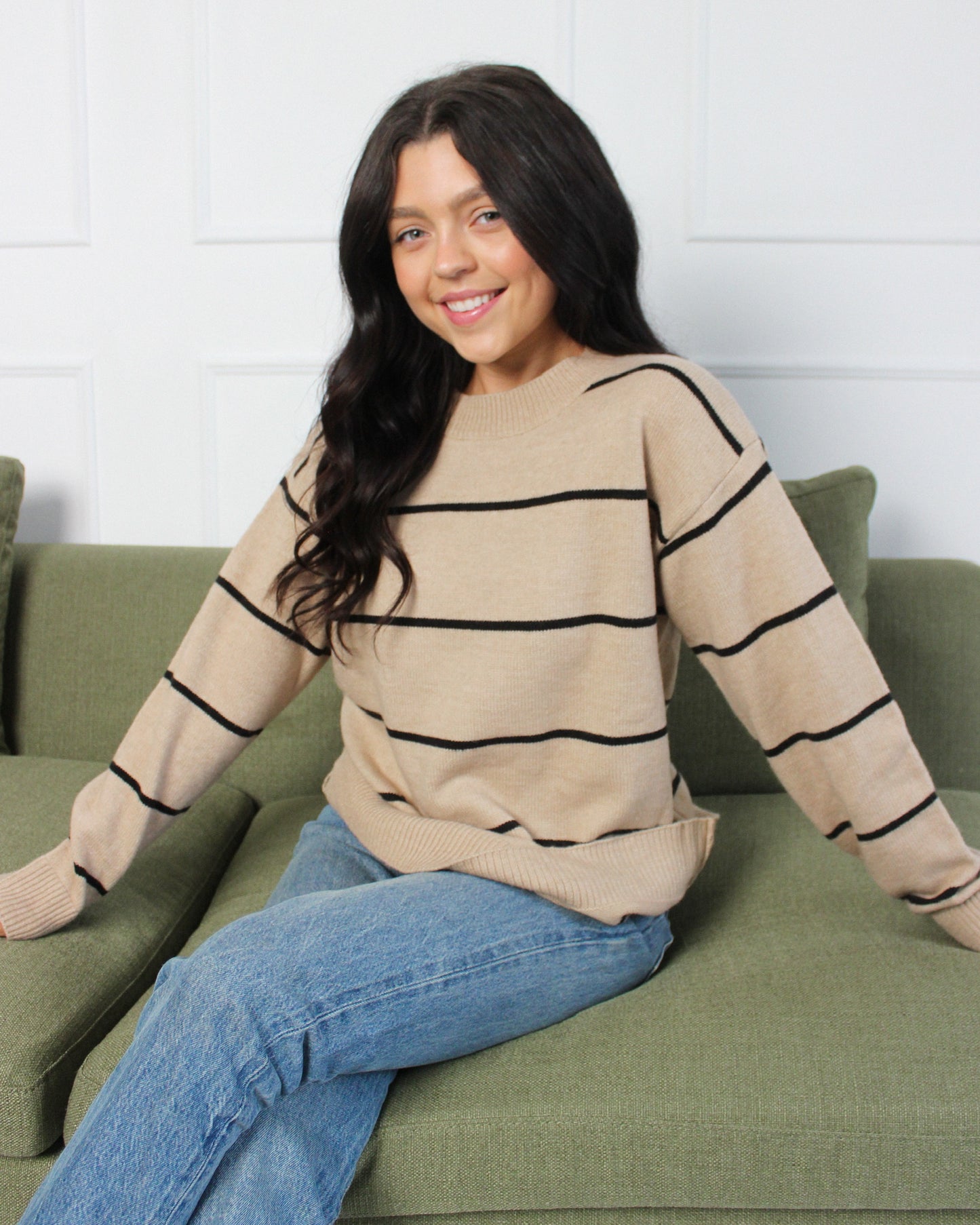 Kendra Striped Sweater